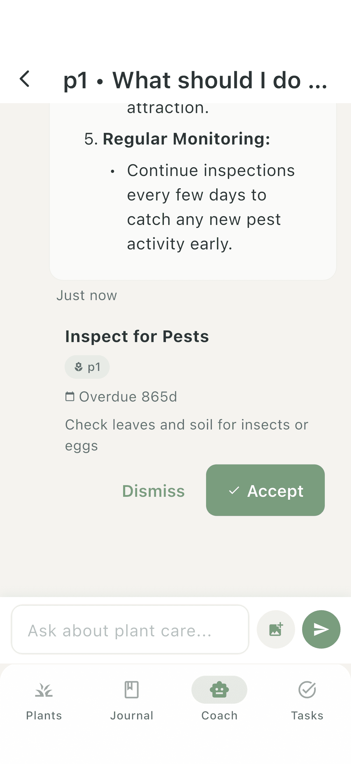 AI coach recommended actions appearing as todo items